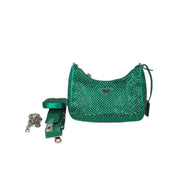 Prada Re-edition Crystal Bag Green